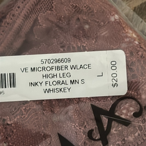 SOMA 3 pair panty - microfiber high leg inky floral whiskey retail $20 each - Picture 2 of 3